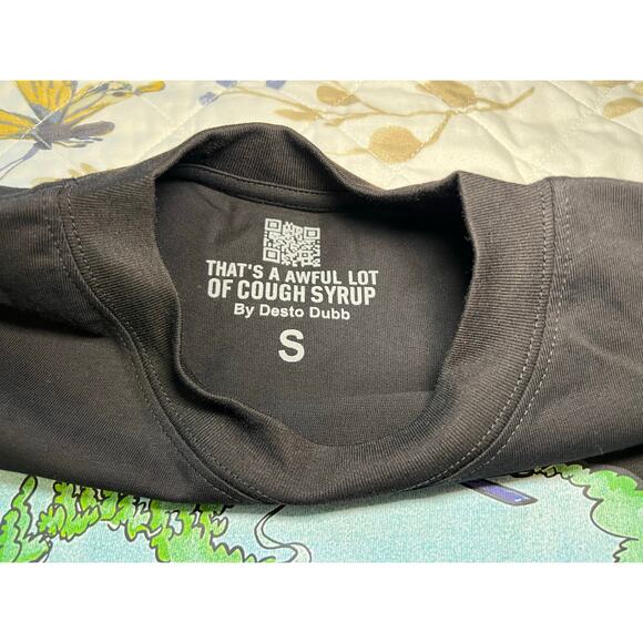 NEW That’s a Awful Lot of Cough Syrup x Rolling Loud Tee Sz S, Fits Like Medium - Picture 5 of 9